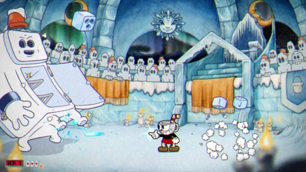 Phase #2 - Snow Giant - Cuphead DLC Snow Cult Scuffle Boss Fight