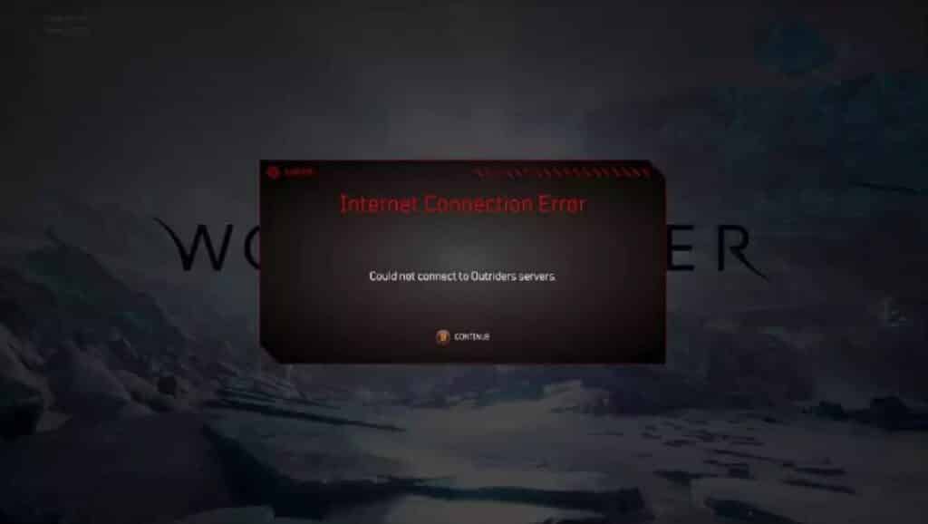 Outriders Worldslayer Early Access Server Status Issues