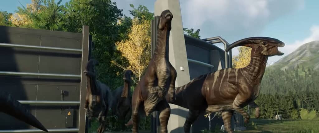 New skins for the Parasaurolophus - Jurassic World Evolution 2 Dominion Biosyn Expansion DLC