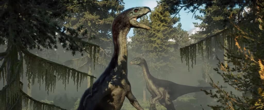 Jurassic World Evolution 2 Therizinosaurus cover