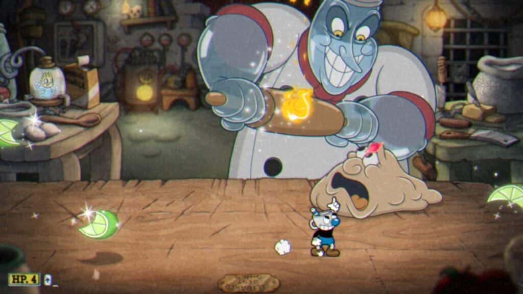 Phase #1 - Cuphead DLC A Dish To Die For Boss Fight