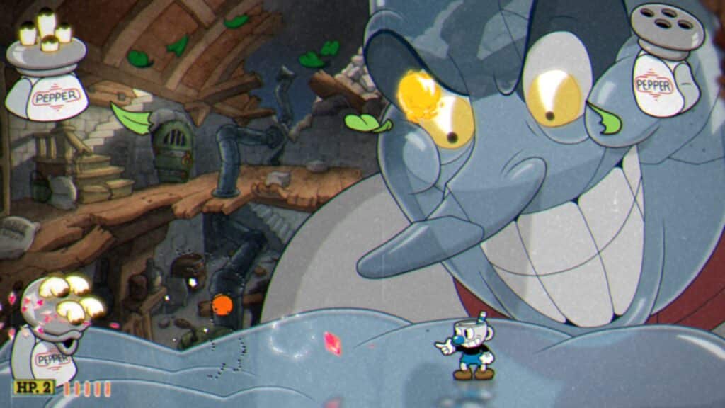 Phase #2 - Cuphead DLC A Dish To Die For Boss Fight