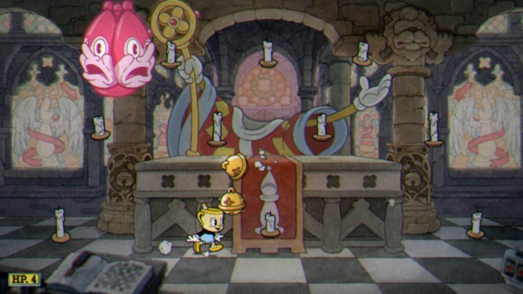 Challenge #3 - The Bishop - Cuphead DLC King's Leap Challenge