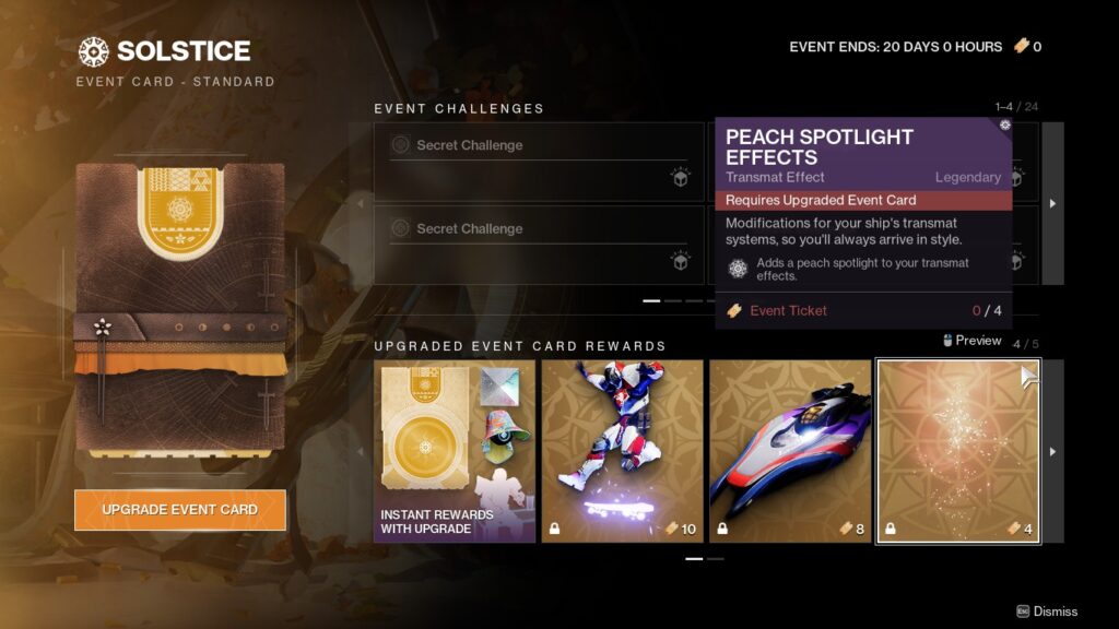 Destiny 2 Solstice 2022 Event Card Challenges List - 04