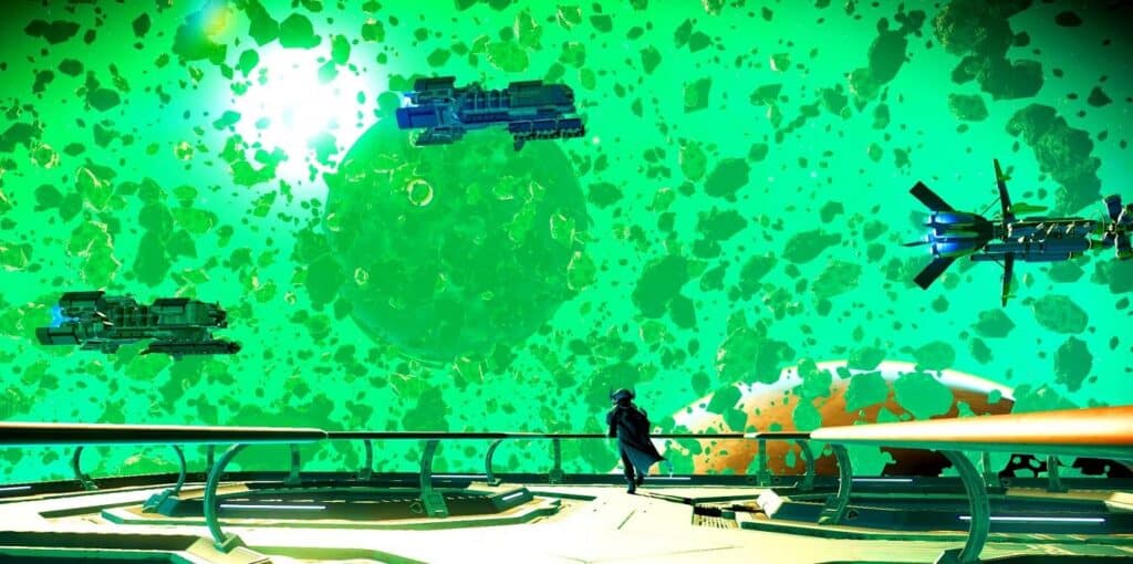 No Man's Sky Endurance Freighters Scanning, Refining, and Extracting