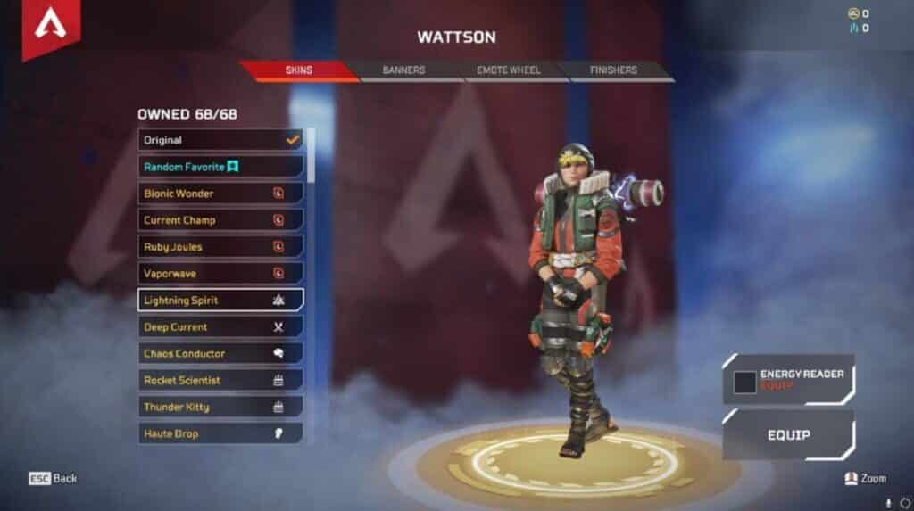 Wattson Lightning Spirit - Apex Legends Gaiden Event