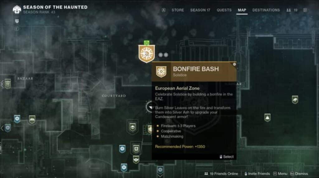 Where to Find the Bonfire Bash Activity in Destiny 2