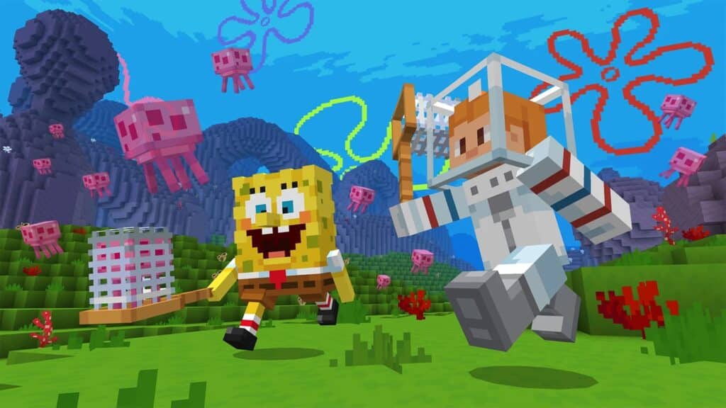 minecraft spongebob squarepants dlc