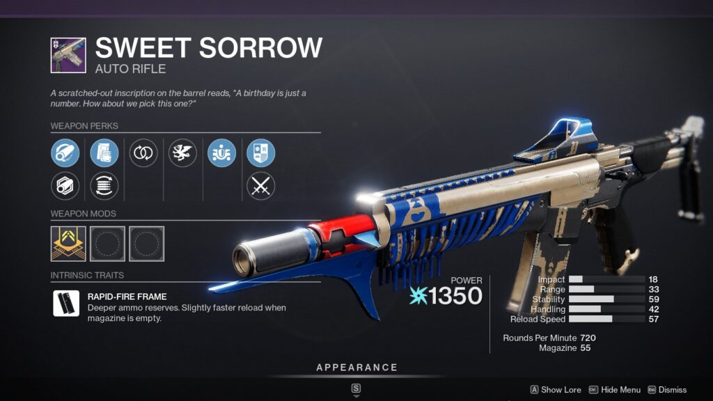 Best Weapons Before Destiny 2 Season 18 - Sweet Sorrow