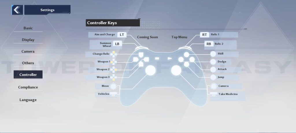 How to Play Tower of Fantasy With Controller