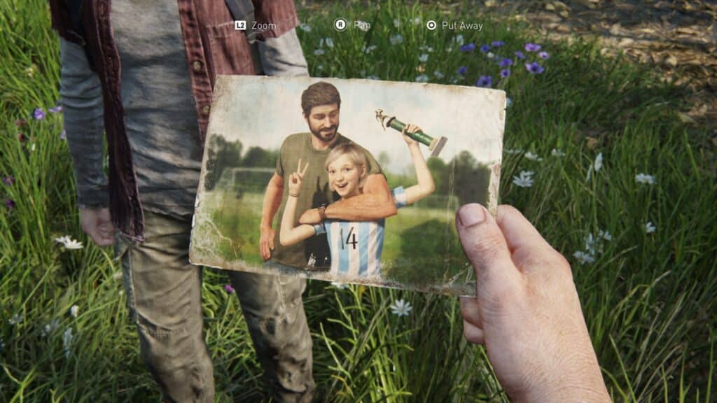 Joel & Sarah Photo - Last of Us Part 1 Bus Depot Collectible