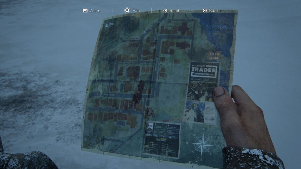 Lake Resort Map - Last of Us Part 1 Lakeside Resort Collectible