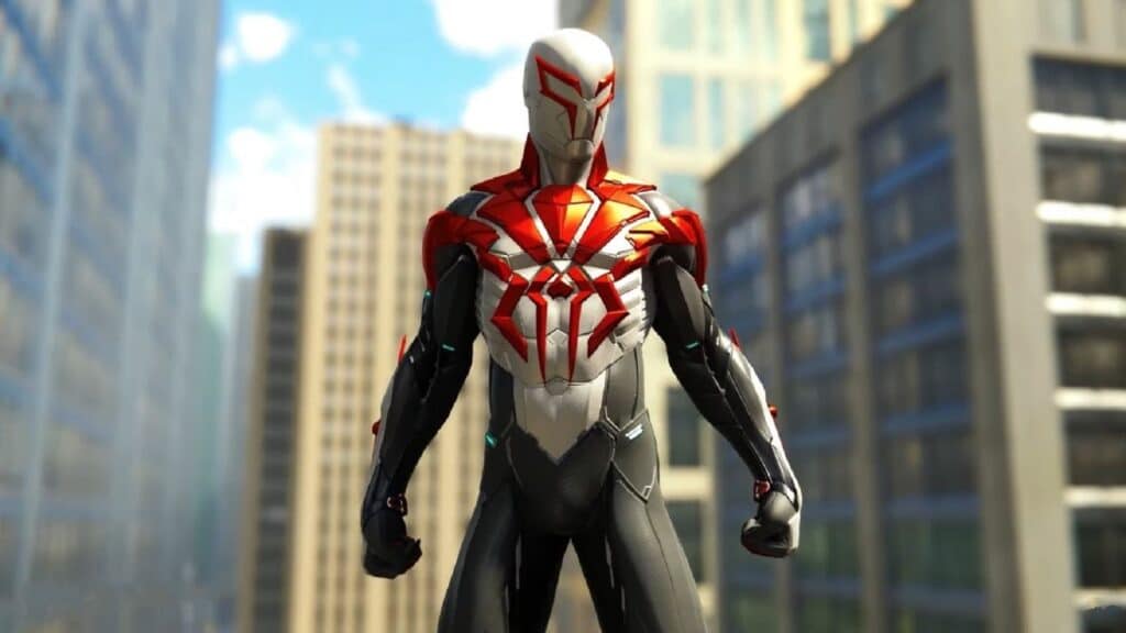 Spider-Man 2099 White Suit - All Spider-Man Remastered Suits