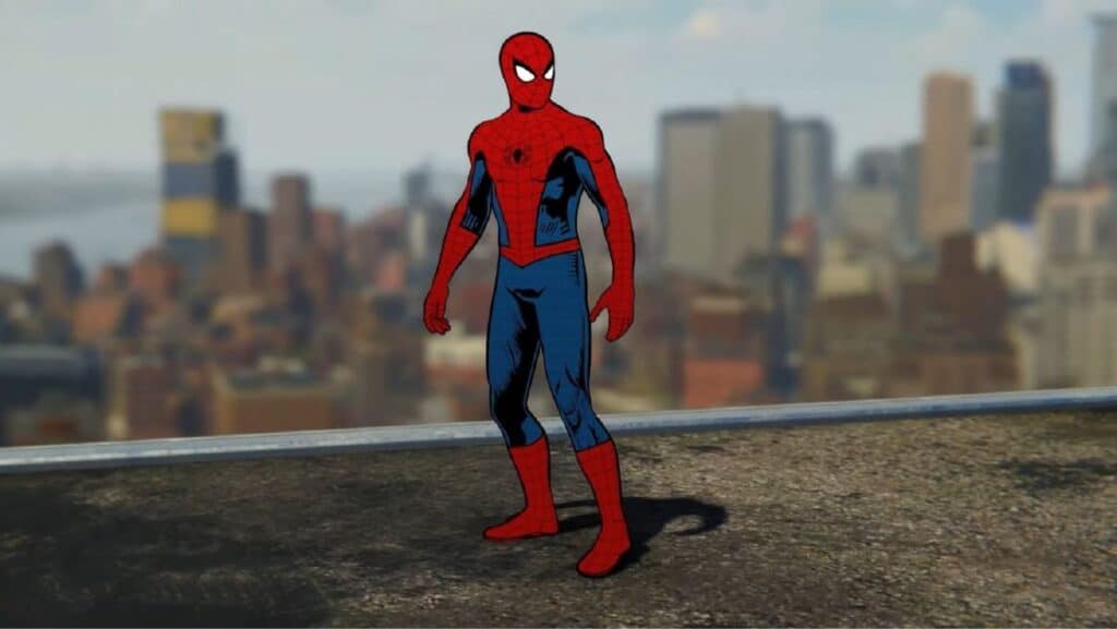 Vintage Comic Book Suit - All Spider-Man Remastered Suits