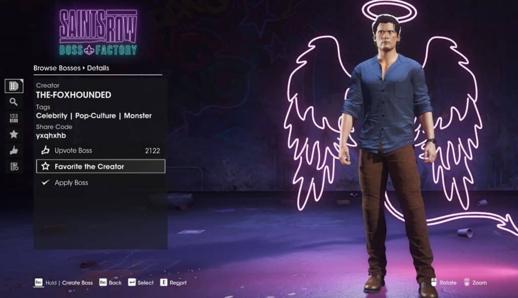 Ash from Evil Dead - Top Best Boss Character Designs In Saints Row