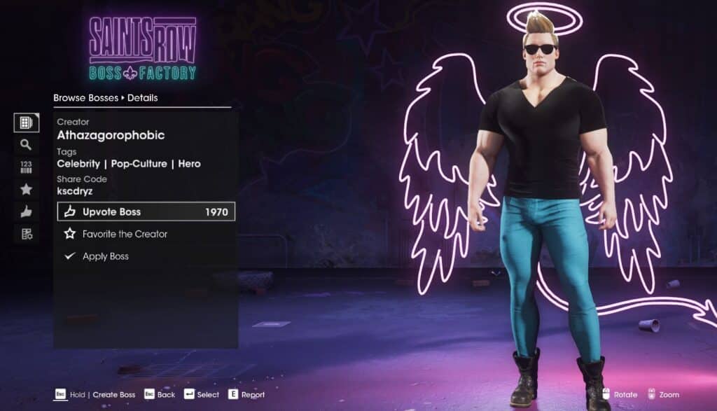 Johnny Bravo - Top Best Boss Character Designs In Saints Row