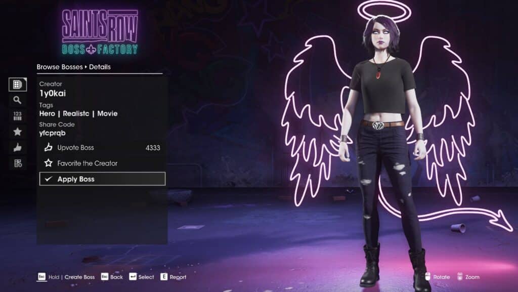 Raven - Top Best Boss Character Designs In Saints Row