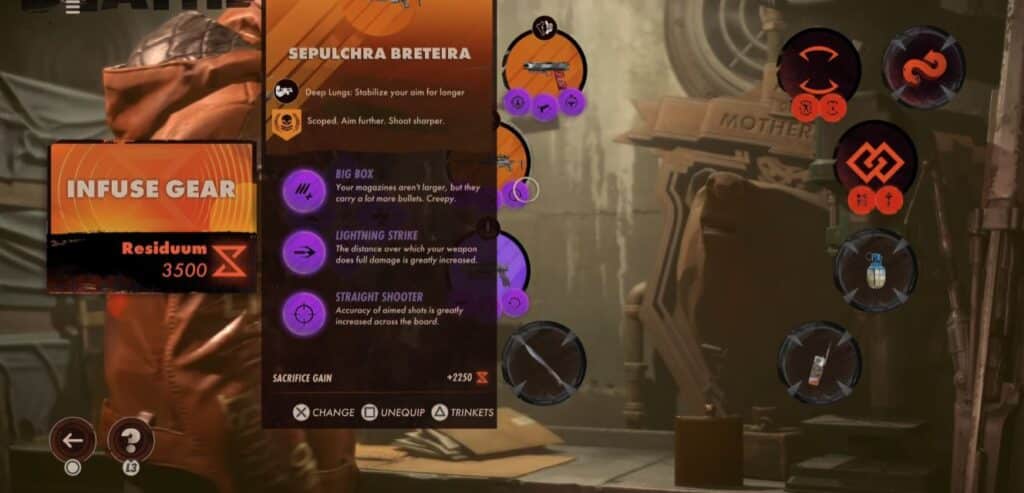 Sepulchra Breteira Deathloop Legendary Weapons