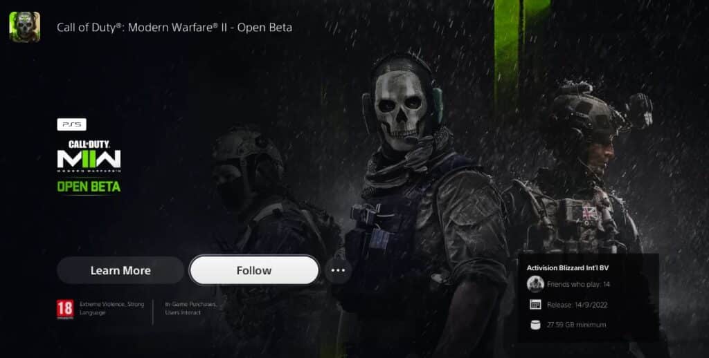 Call of Duty Modern Warfare II Guide: How To Download the Beta