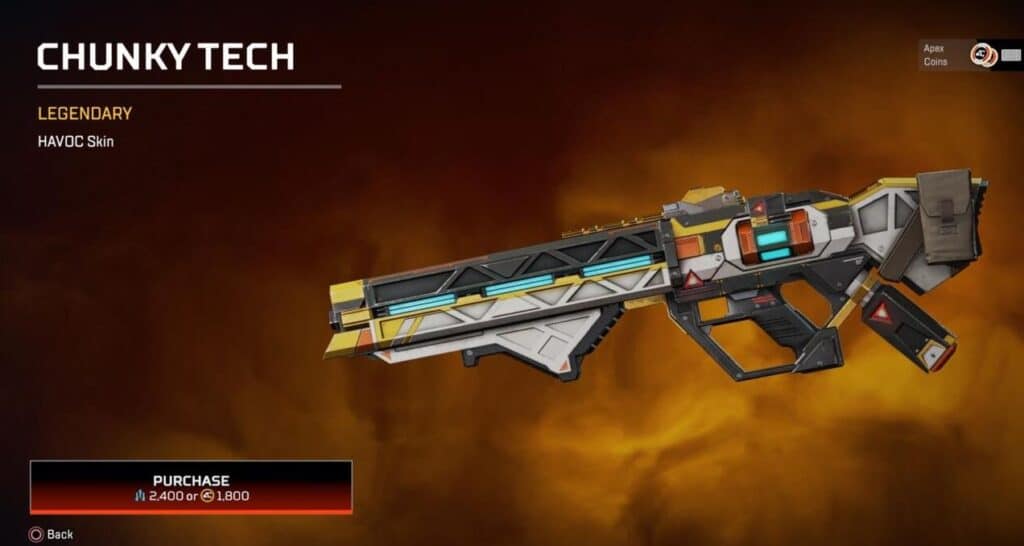 Chunky Tech Apex Legends Beast of Prey Event Skins