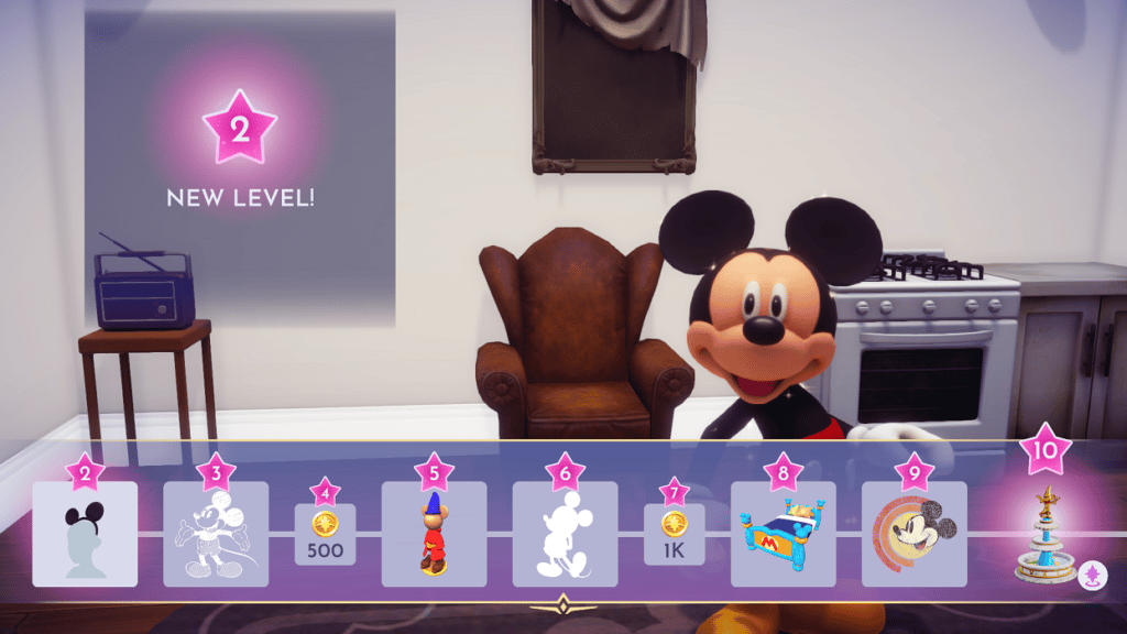 Disney Dreamlight Valley Mickey Mouse Friendship Level