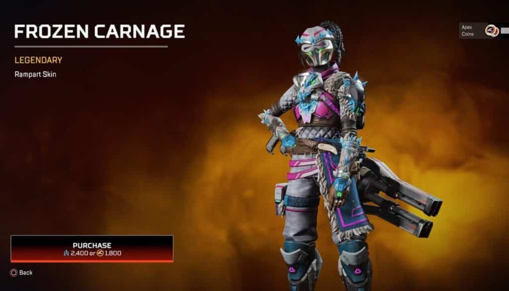 Frozen Carnage Apex Legends Beast of Prey Event Skins