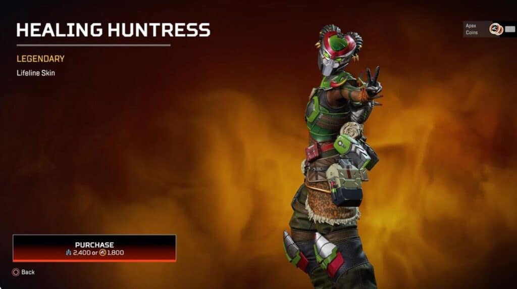 Healing Huntress Apex Legends Beast of Prey Event Skins