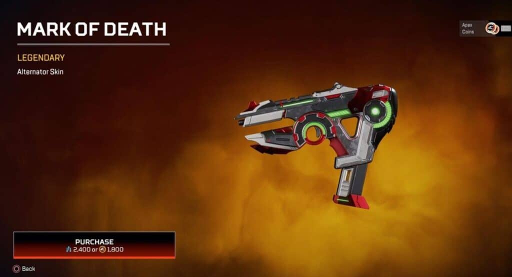 Mark of Death Apex Legends Beast of Prey Event Skins