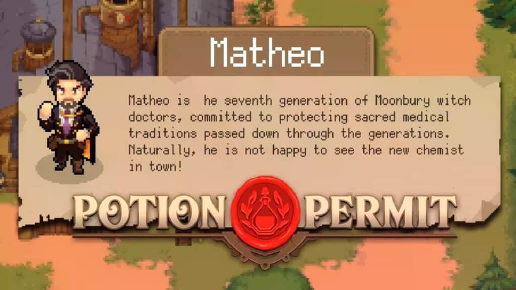 Matheo - Potion Permit Romance Options - List of Partners