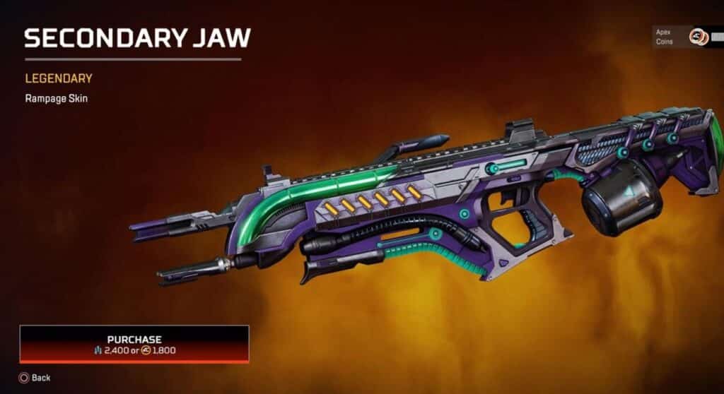 Secondary Jaw Apex Legends Beast of Prey Event Skins