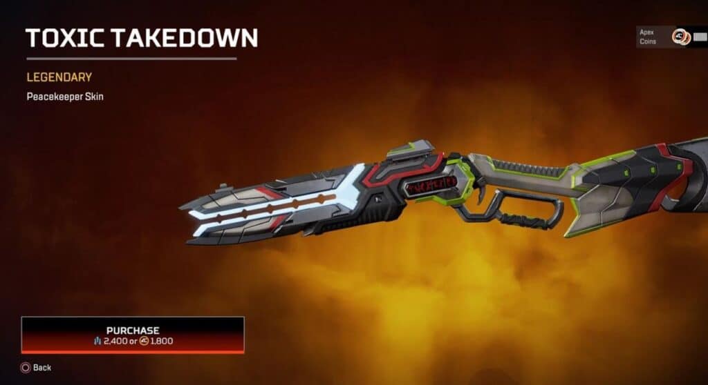 Toxic Takedown Apex Legends Beast of Prey Event Skins