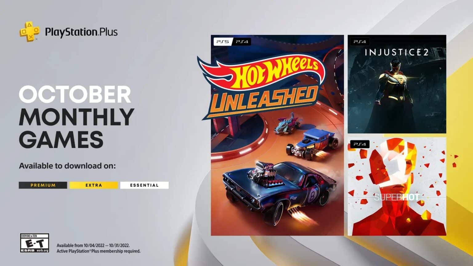 PS Plus Essential October 2022 Free Games Revealed