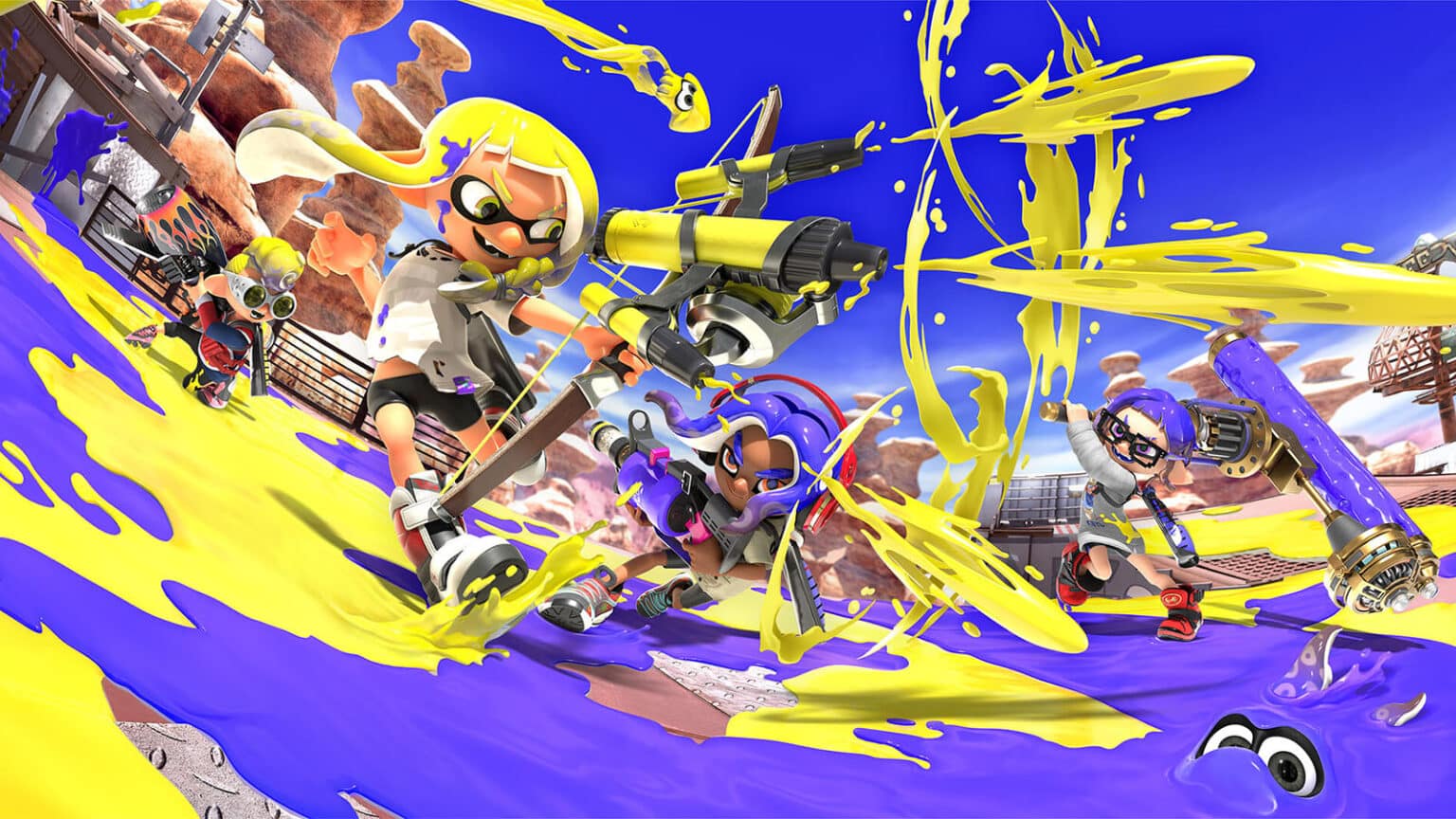 Splatoon 3 New Map Coming in New Season Detailed Splatoon 3 All Weapons cover
