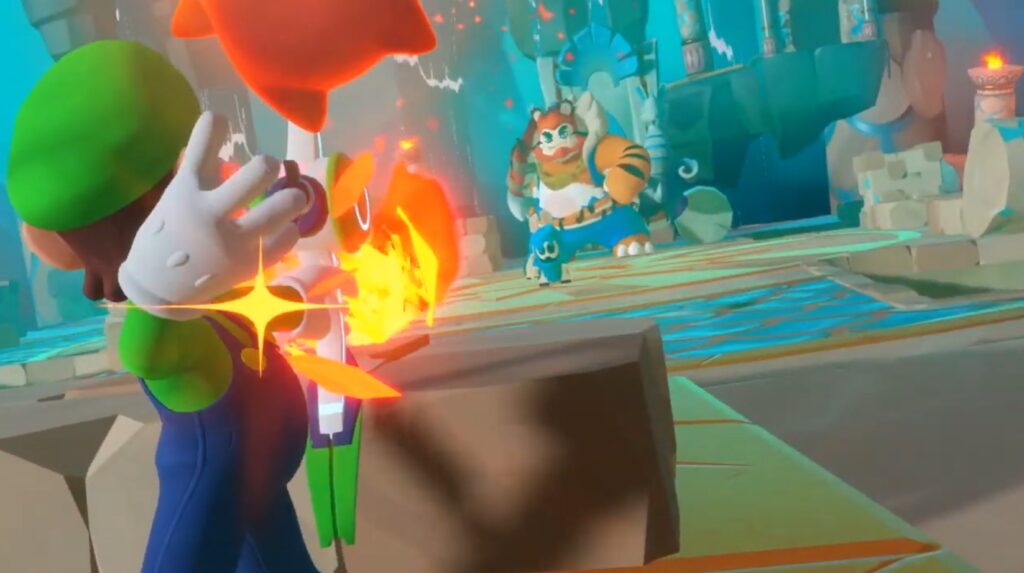 Mario Rabbids Sparks of Hope Giant Wildclaw: How To Beat It Attack 1