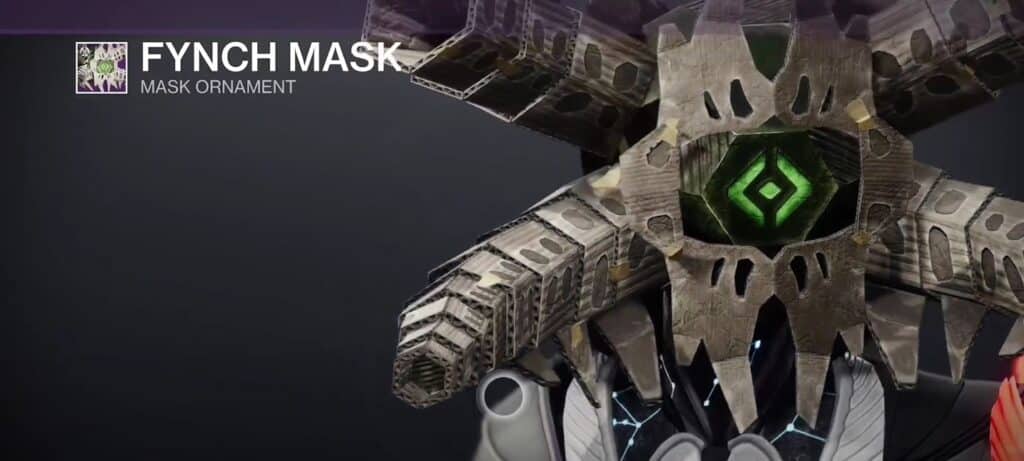 Fynch Mask - Masks in Destiny 2 Festival of The Lost