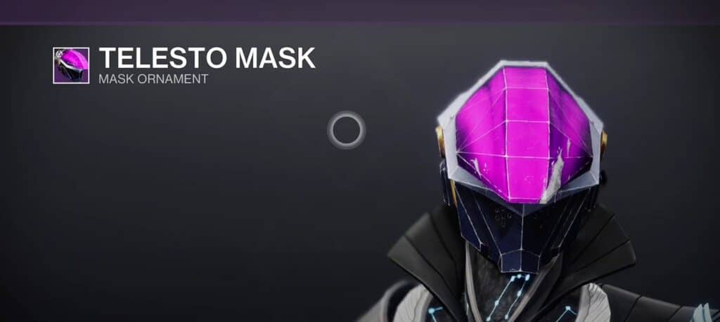 Telesto Mask - Masks in Destiny 2 Festival of The Lost