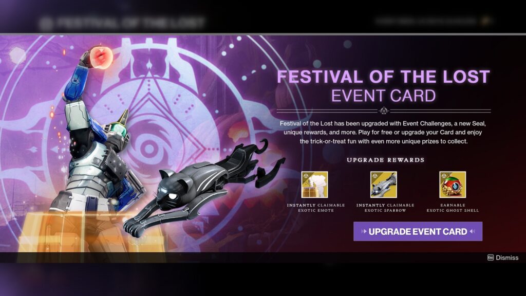 Destiny 2 Festival of the Lost 2022 Event Card Challenges List 04