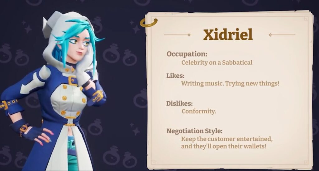 Potionomics Xidriel: Who is She