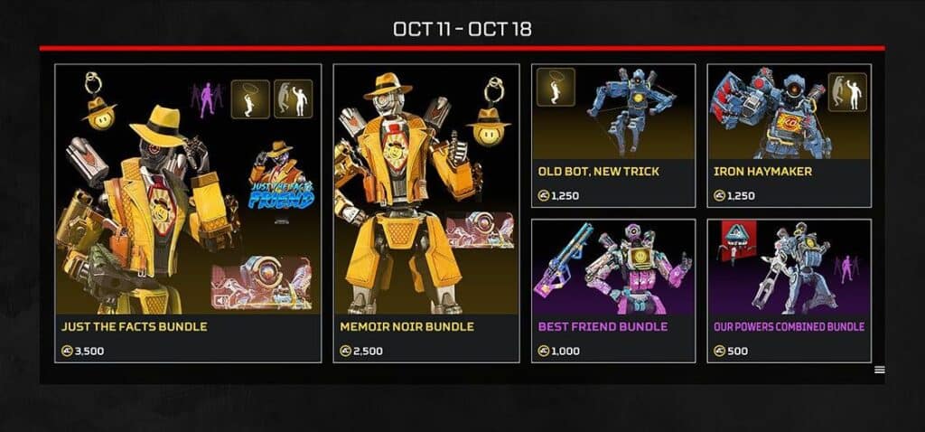 Pathfinder Apex Legends Fight or Fright Event Skins 2022