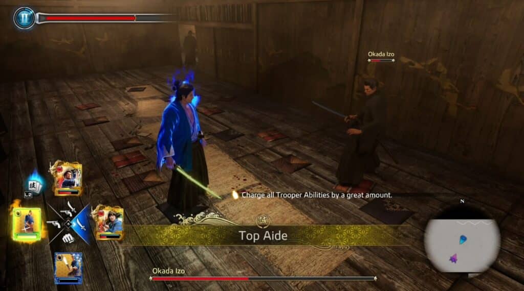 Like A Dragon Ishin Hands-On Impression Boss battle