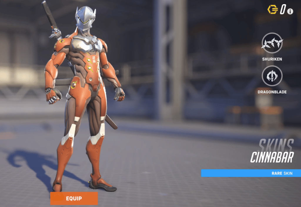 Overwatch 2 Genji Skins - Cinnabar