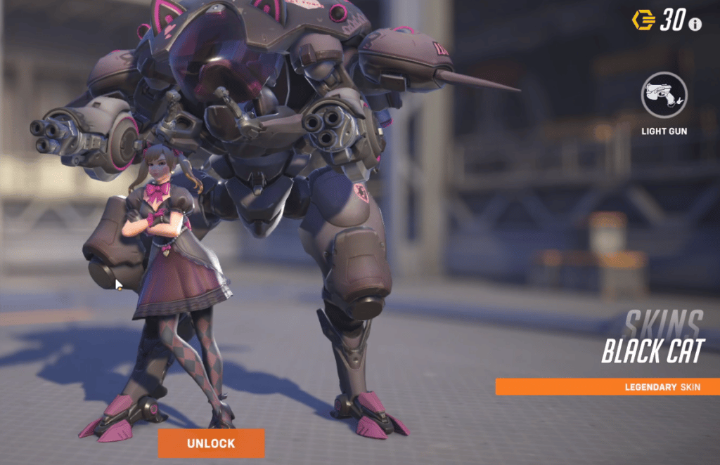 Overwatch 2 DVA Skins - Black Cat