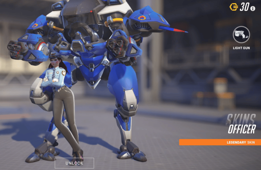 Overwatch 2 DVA Skins - Officer