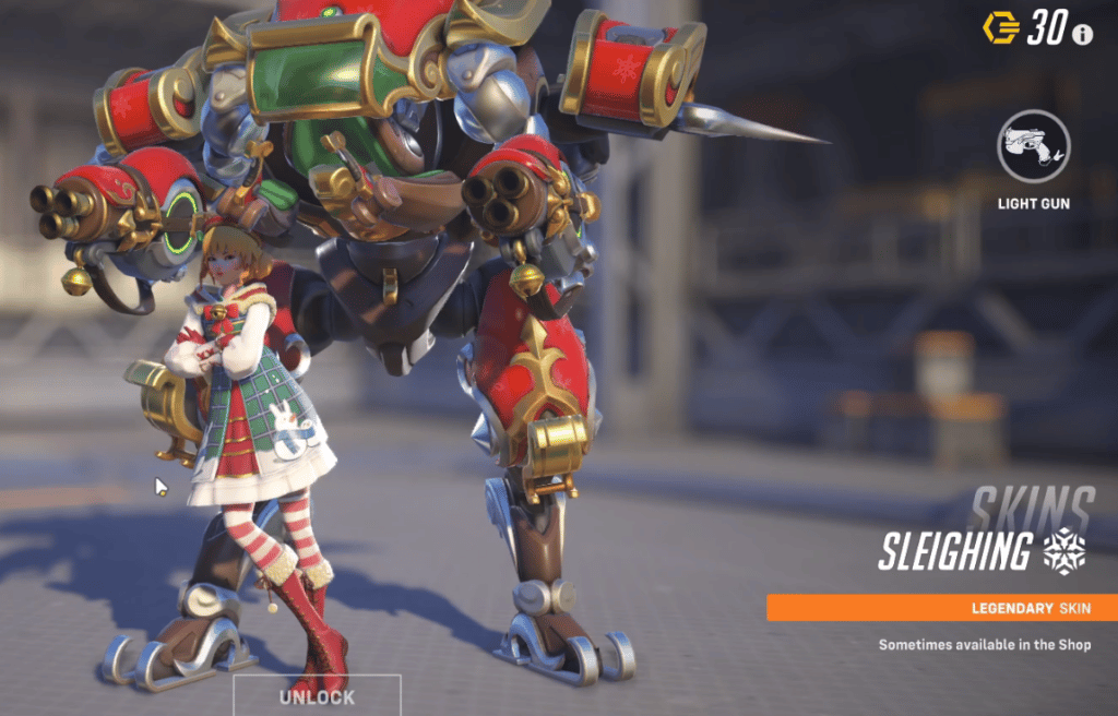 Overwatch 2 DVA Skins - Sleighing