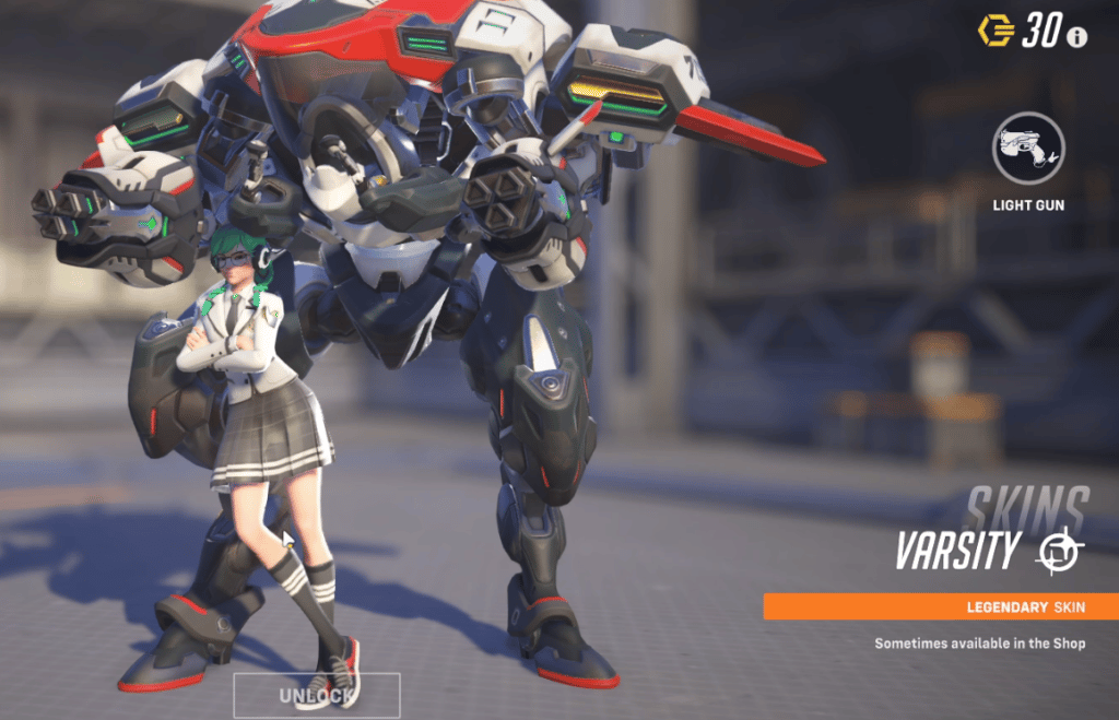 Overwatch 2 DVA Skins - Varsity