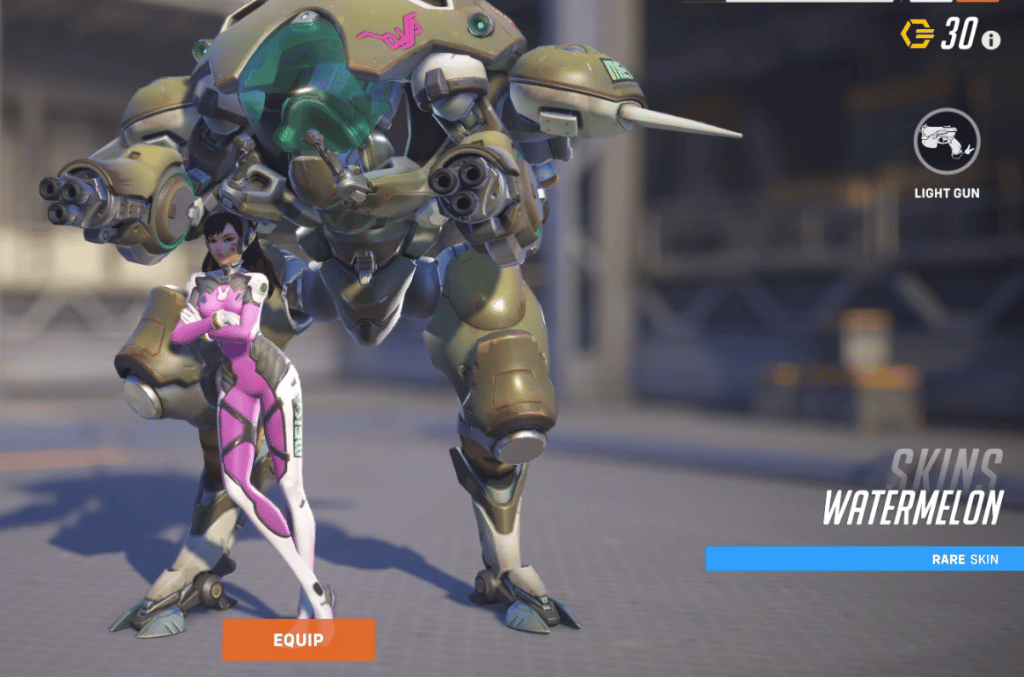 Overwatch 2 DVA Skins - Watermelon