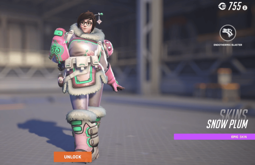 Overwatch 2 Mei Skins - Snow Plum