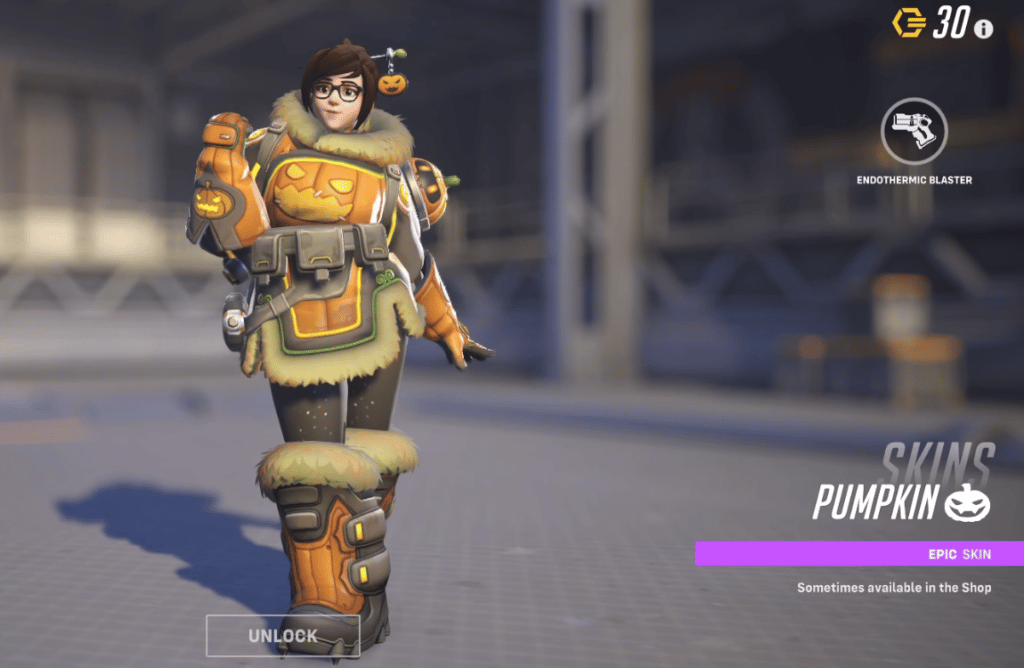 Overwatch 2 Mei Skins - Pumpkin