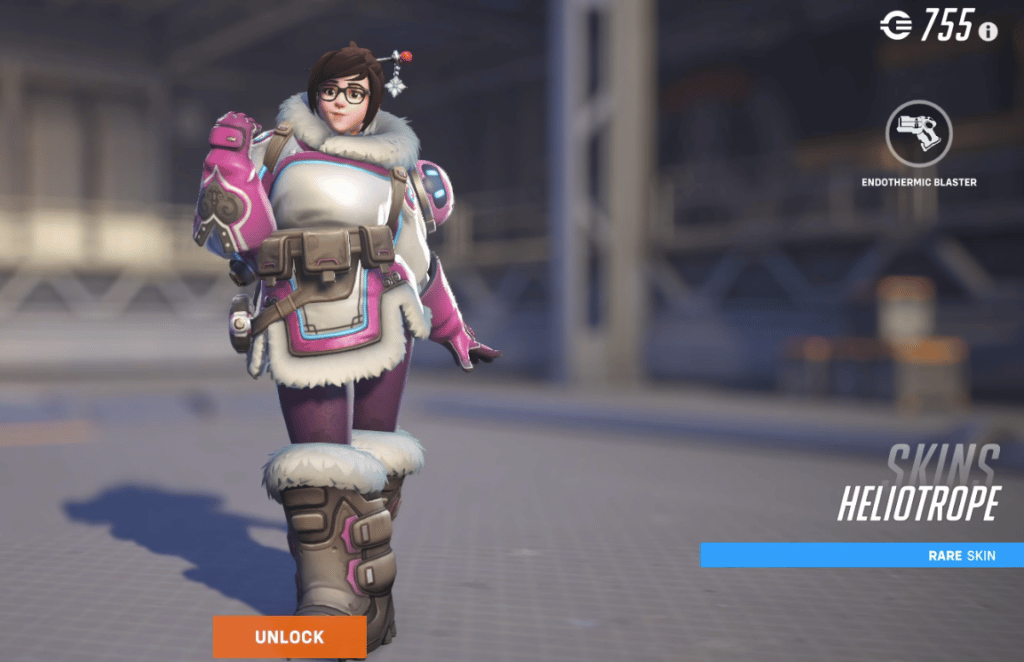 Overwatch 2 Mei Skins - Heliotrope