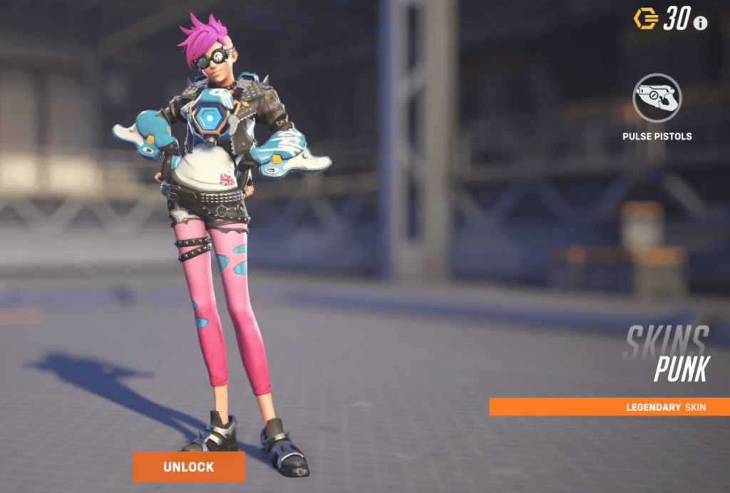 Overwatch 2 Tracer Skins - Punk 